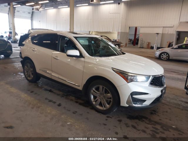 Auction sale of the 2019 Acura Rdx Advance Package, vin: 5J8TC2H72KL021744, lot number: 39059385