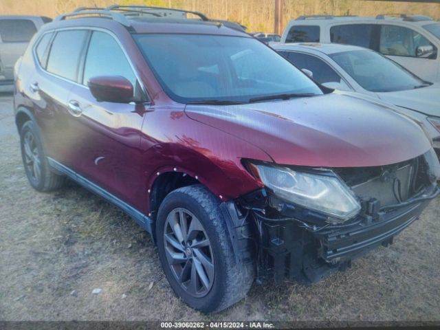 Auction sale of the 2016 Nissan Rogue Sl, vin: 5N1AT2MT7GC883238, lot number: 39060262