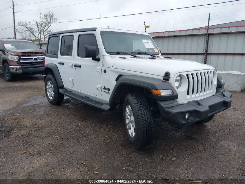 Lot #2509248607 2021 JEEP WRANGLER UNLIMITED SPORT S 4X4 salvage car