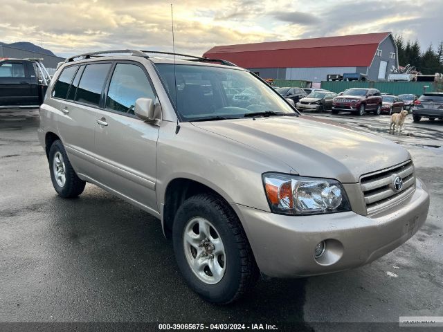 Auction sale of the 2007 Toyota Highlander, vin: JTEHD21A870047292, lot number: 39065675