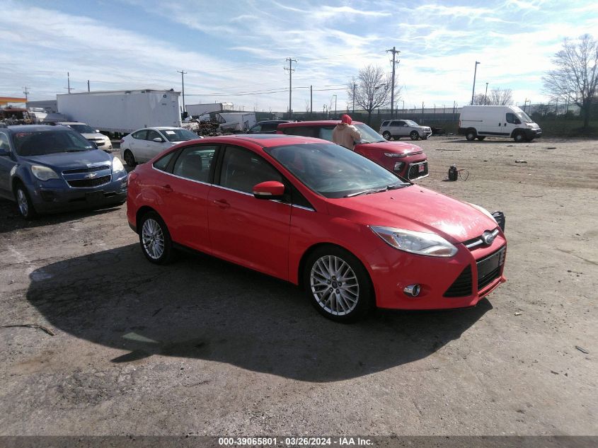 Lot #2427026079 2012 FORD FOCUS SEL salvage car