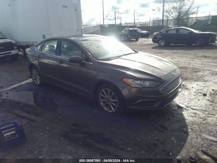 Lot #2506939748 2017 FORD FUSION SE salvage car