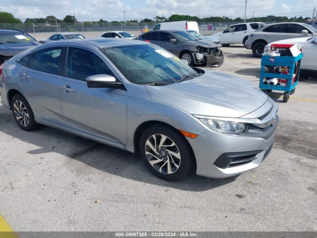 Auction sale of the 2018 Honda Civic Ex, vin: 2HGFC2F77JH589628, lot number: 39067265