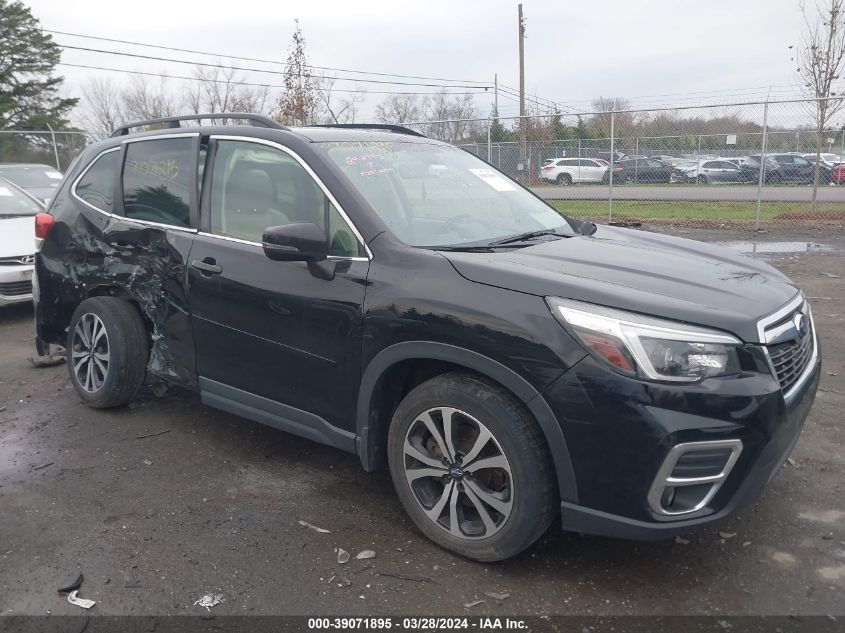 Lot #2490868155 2021 SUBARU FORESTER LIMITED salvage car