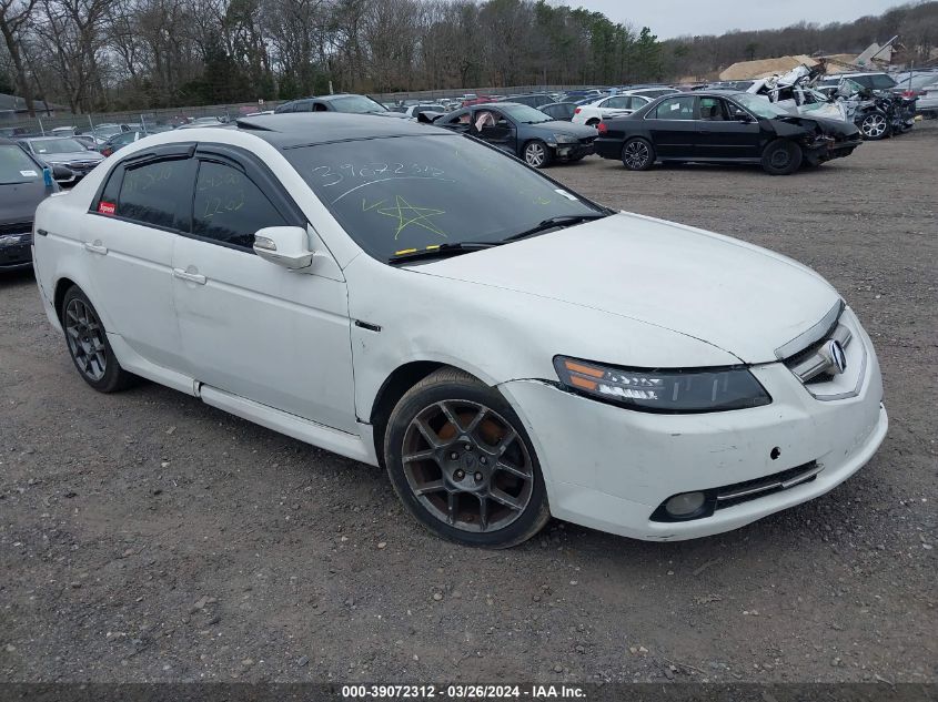 Lot #2509243318 2008 ACURA TL TYPE S salvage car