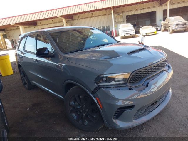 Auction sale of the 2022 Dodge Durango R/t Rwd, vin: 1C4SDHCT8NC130700, lot number: 39072927
