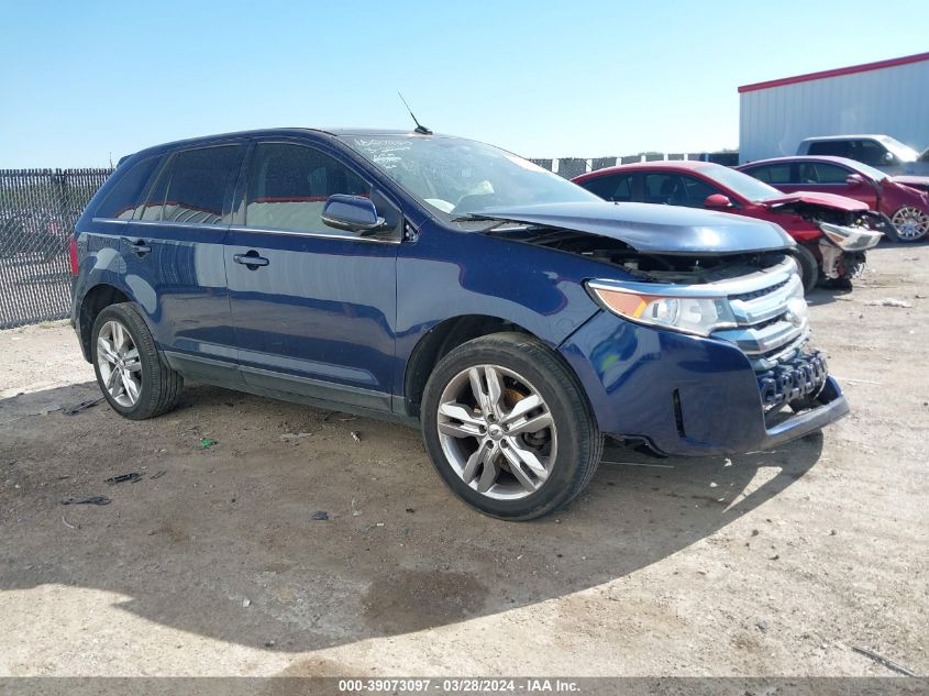 Lot #2493175298 2012 FORD EDGE LIMITED salvage car