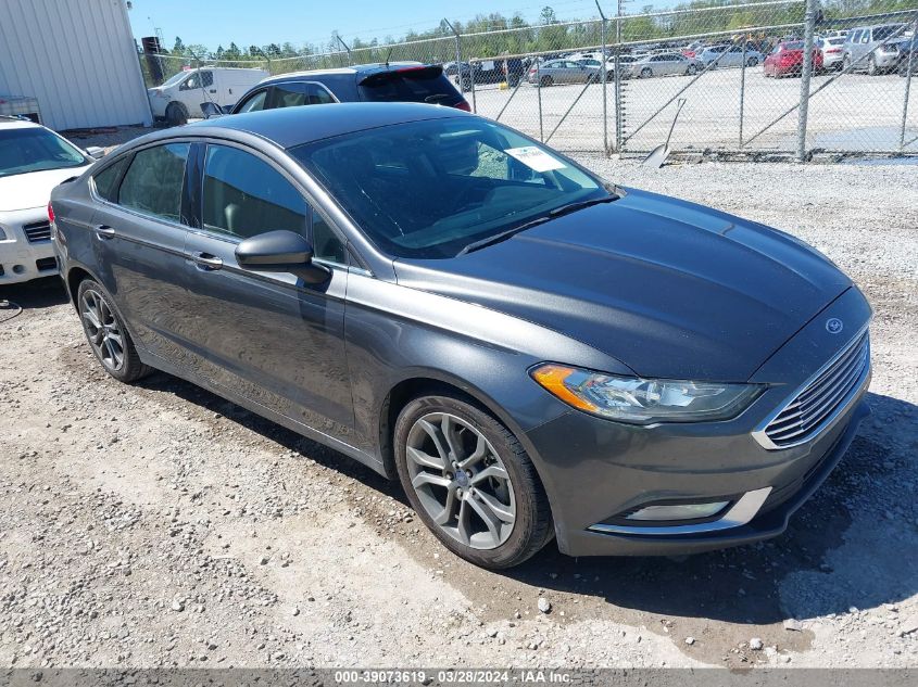 Lot #2490854325 2017 FORD FUSION SE salvage car