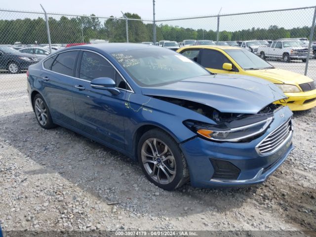 Auction sale of the 2019 Ford Fusion Sel, vin: 3FA6P0CD9KR150587, lot number: 39074179