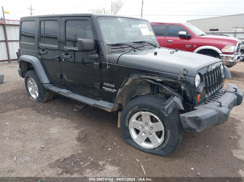 Lot #2493175268 2011 JEEP WRANGLER UNLIMITED SPORT salvage car