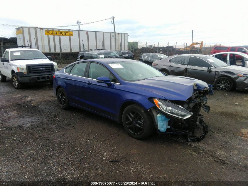 Lot #2490852802 2016 FORD FUSION SE salvage car