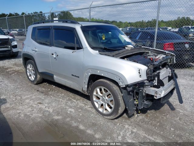 Продажа на аукционе авто 2018 Jeep Renegade Latitude Fwd, vin: ZACCJABB6JPG70971, номер лота: 39076936