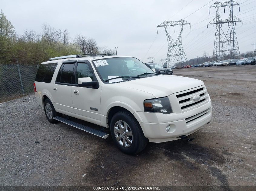 Lot #2427026050 2008 FORD EXPEDITION EL LIMITED salvage car