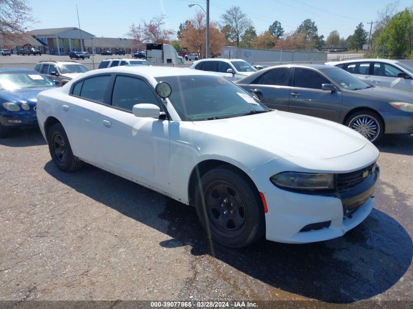 Lot #2493175173 2015 DODGE CHARGER POLICE salvage car
