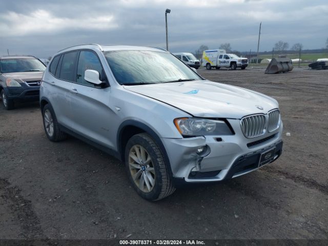 Auction sale of the 2014 Bmw X3 Xdrive28i, vin: 5UXWX9C58E0D27434, lot number: 39078371