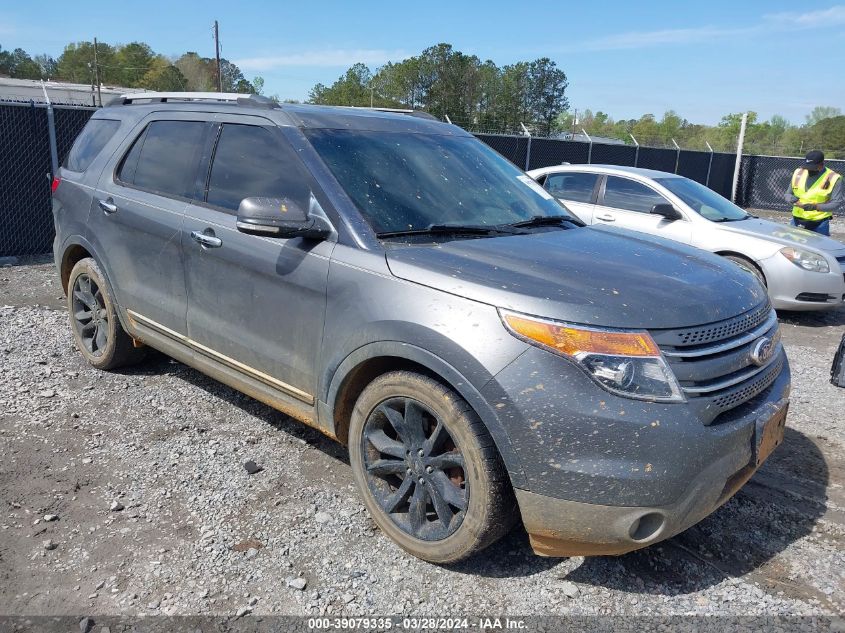 Lot #2490857051 2014 FORD EXPLORER LIMITED salvage car