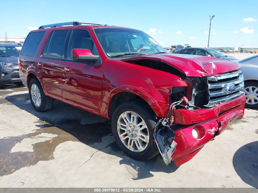 Lot #2476839643 2014 FORD EXPEDITION LIMITED salvage car