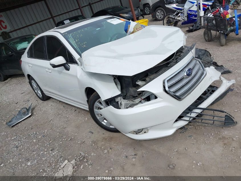Lot #2509248847 2017 SUBARU LEGACY 2.5I LIMITED salvage car