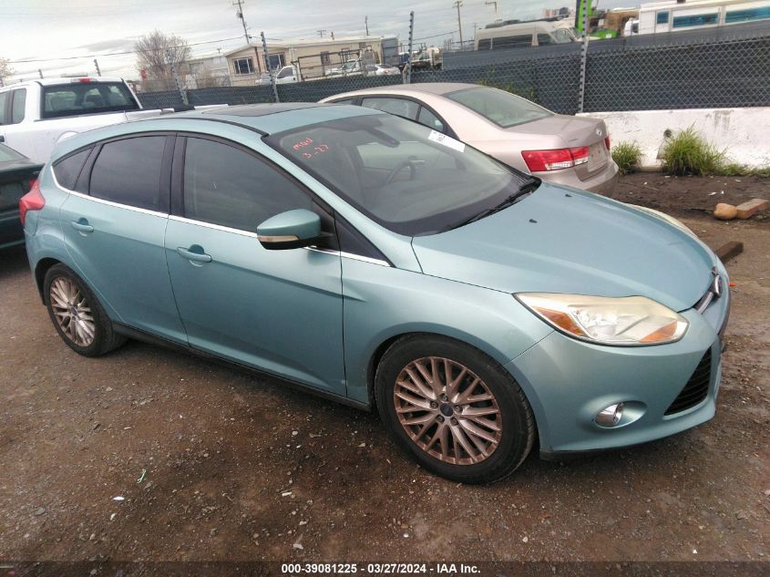 Lot #2463036976 2012 FORD FOCUS SEL salvage car