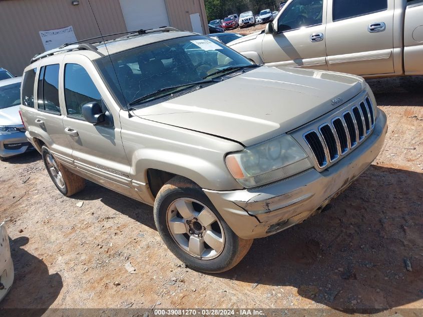 Lot #2490857017 2001 JEEP GRAND CHEROKEE LIMITED salvage car