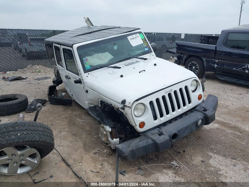 Lot #2509248806 2011 JEEP WRANGLER UNLIMITED SPORT salvage car