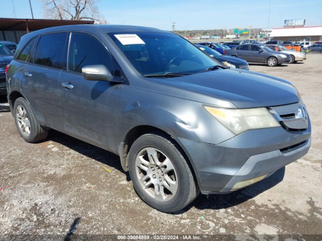Auction sale of the 2008 Acura Mdx, vin: 2HNYD28228H554361, lot number: 39084889
