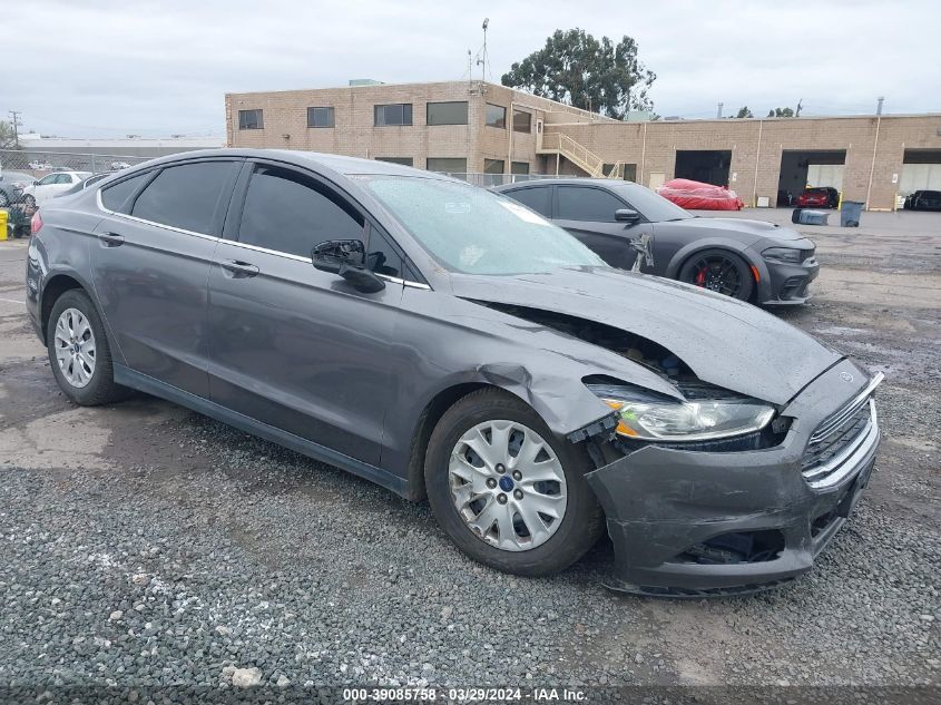Lot #2490864188 2014 FORD FUSION S salvage car