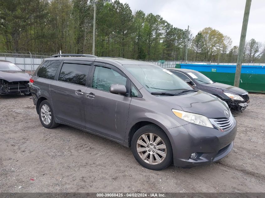 Lot #2520806304 2011 TOYOTA SIENNA LIMITED salvage car