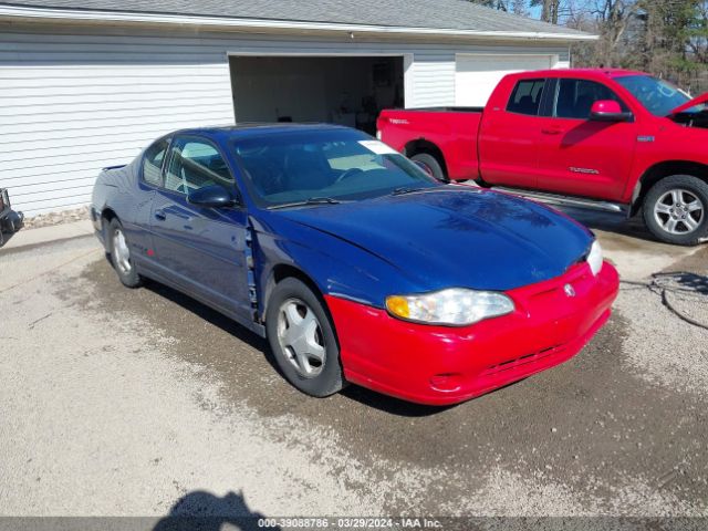 Auction sale of the 2003 Chevrolet Monte Carlo Ss, vin: 2G1WX12K839425365, lot number: 39088786
