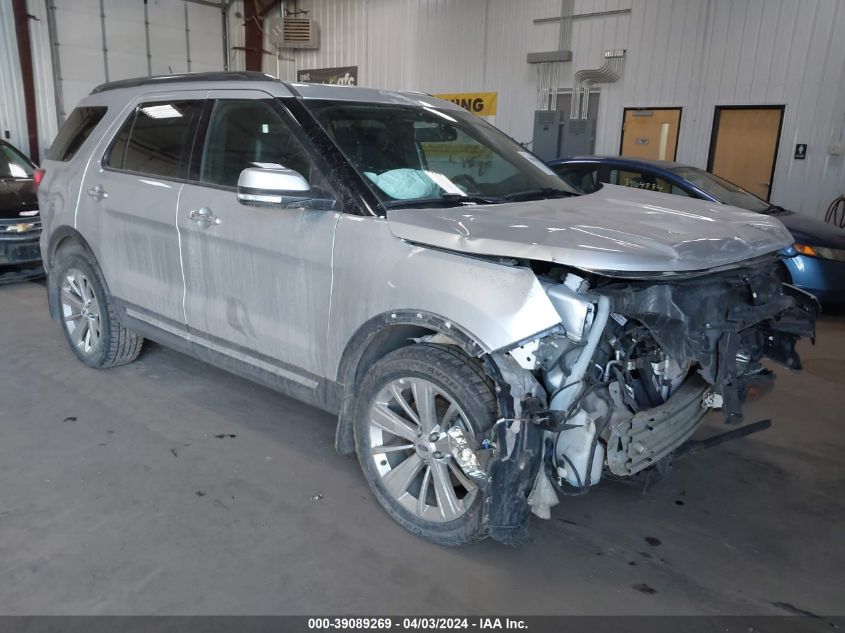 Lot #2488544951 2019 FORD EXPLORER LIMITED salvage car