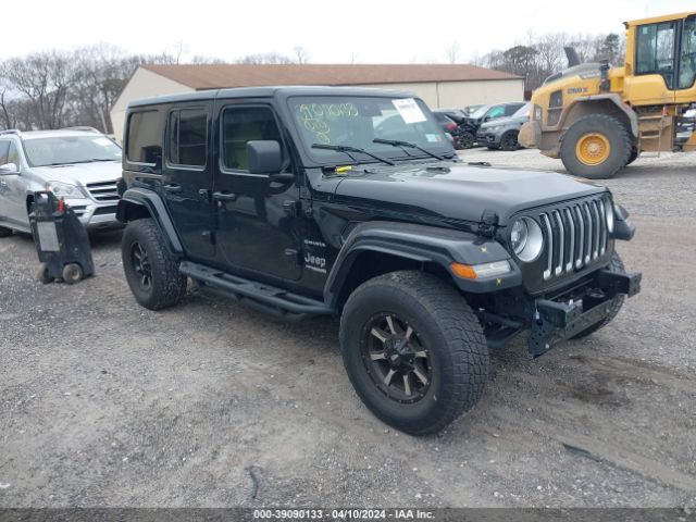 Auction sale of the 2022 Jeep Wrangler Unlimited Sahara 4x4, vin: 1C4HJXEG3NW219974, lot number: 39090133