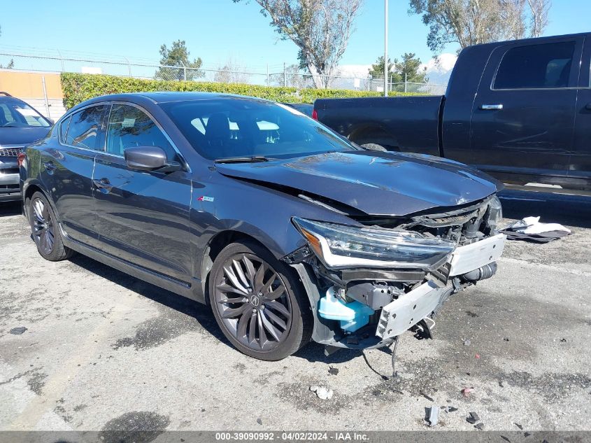 Lot #2511548850 2019 ACURA ILX PREMIUM   A-SPEC PACKAGES/TECHNOLOGY   A-SPEC PACKAGES salvage car