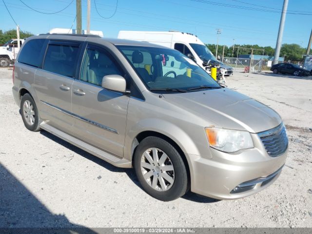 Auction sale of the 2013 Chrysler Town & Country Touring, vin: 2C4RC1BG4DR540848, lot number: 39100019