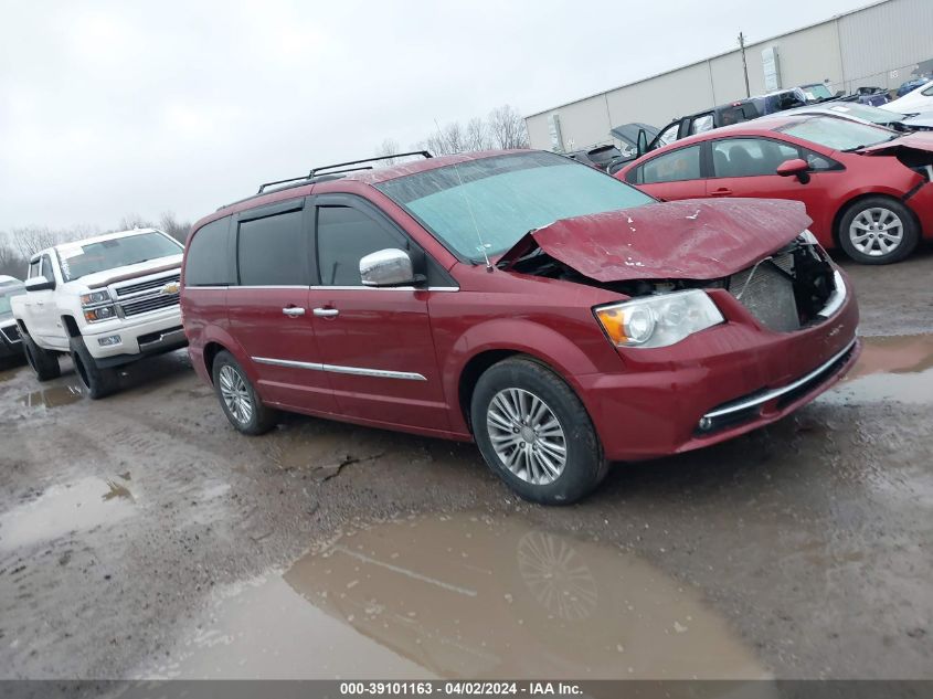 Lot #2490867523 2014 CHRYSLER TOWN & COUNTRY TOURING-L salvage car