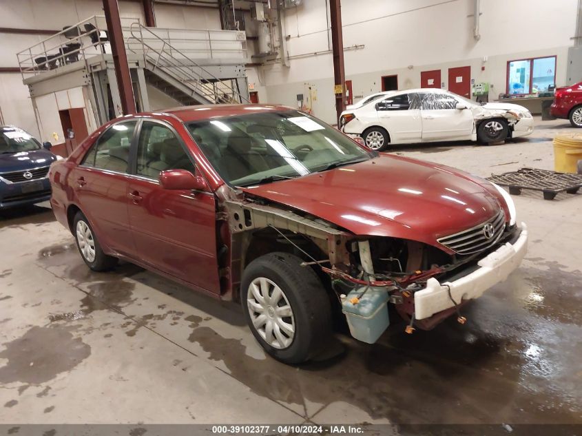 Lot #2506941644 2005 TOYOTA CAMRY LE salvage car
