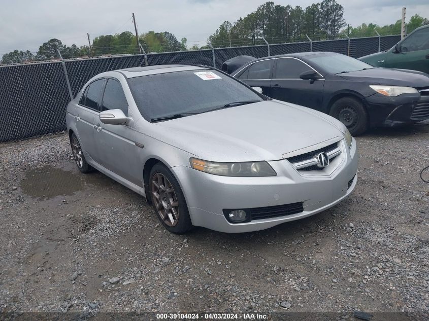 Lot #2490856904 2008 ACURA TL TYPE S salvage car