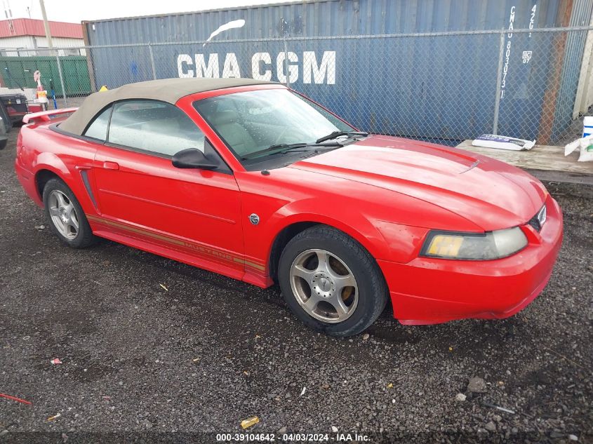 Lot #2488545338 2004 FORD MUSTANG salvage car