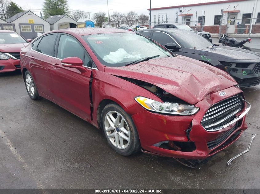 Lot #2506944329 2016 FORD FUSION SE salvage car