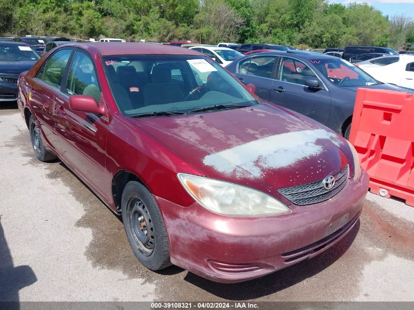 Lot #2490860746 2003 TOYOTA CAMRY LE salvage car