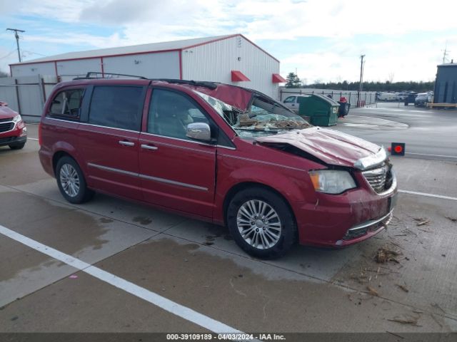 Auction sale of the 2013 Chrysler Town & Country Touring-l, vin: 2C4RC1CG0DR676926, lot number: 39109189