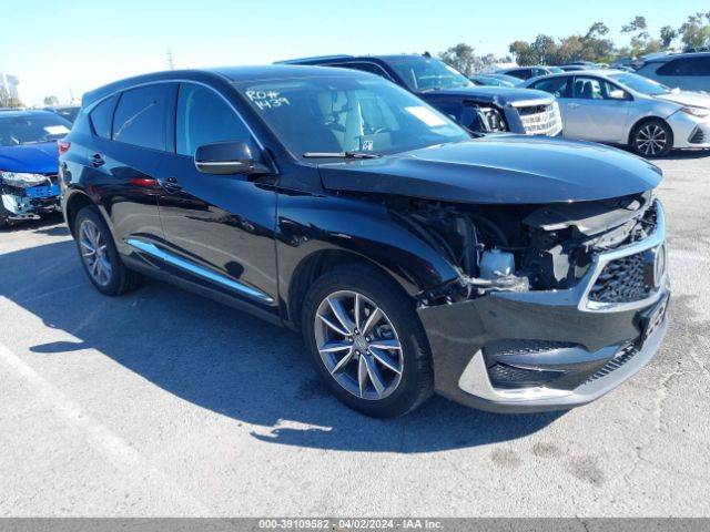 Auction sale of the 2021 Acura Rdx Technology Package, vin: 5J8TC2H51ML048595, lot number: 39109582