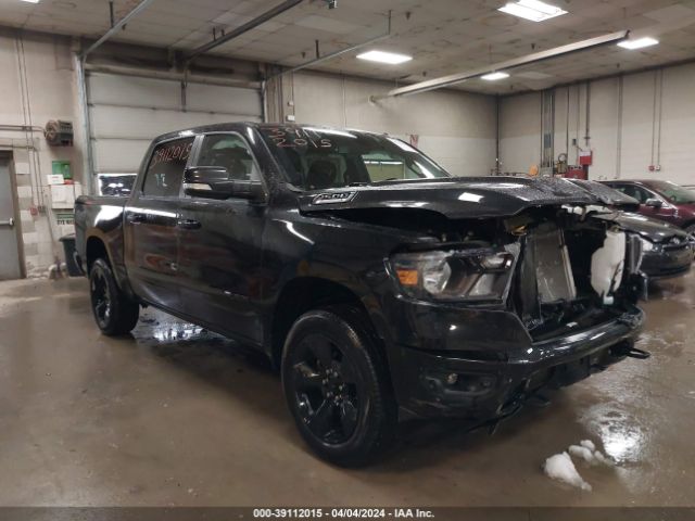 Auction sale of the 2019 Ram 1500 Big Horn/lone Star  4x4 5'7 Box, vin: 1C6SRFFT5KN855695, lot number: 39112015