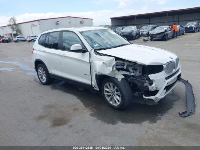 Auction sale of the 2017 Bmw X3 Xdrive28i, vin: 5UXWX9C50H0T03257, lot number: 39112135