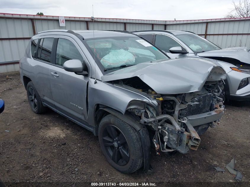 Lot #2495487125 2016 JEEP COMPASS HIGH ALTITUDE EDITION salvage car