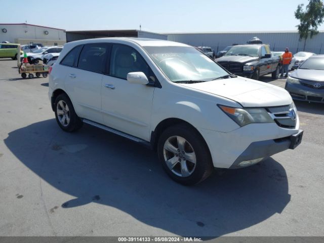 Auction sale of the 2007 Acura Mdx Sport Package, vin: 2HNYD28867H502766, lot number: 39114133