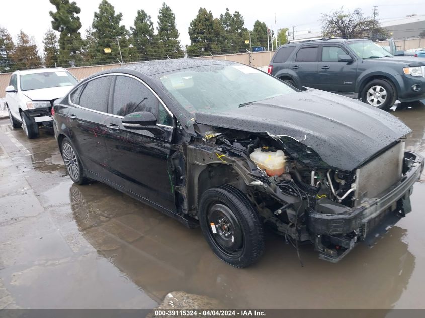 Lot #2506950031 2017 FORD FUSION SE salvage car