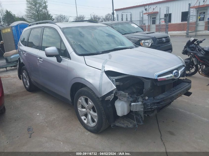 Lot #2490856766 2016 SUBARU FORESTER 2.5I LIMITED salvage car