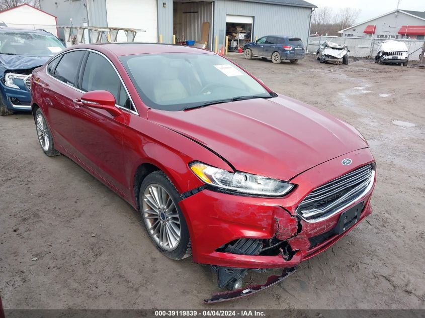 Lot #2506954575 2014 FORD FUSION SE salvage car