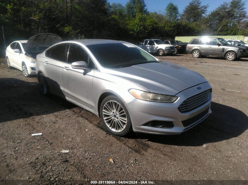 Lot #2488529265 2014 FORD FUSION SE salvage car