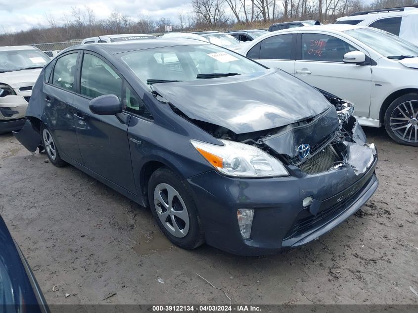 Lot #2490867098 2013 TOYOTA PRIUS TWO salvage car